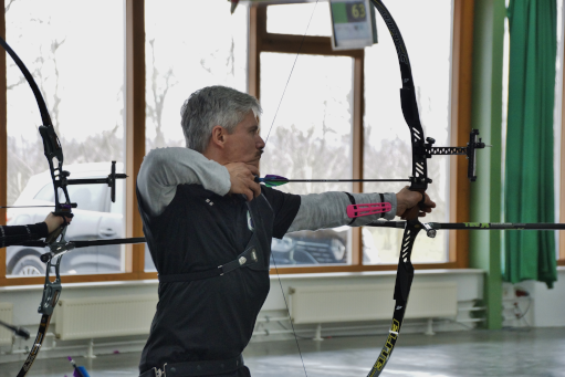 Wladislaw Hepting beim Schuß