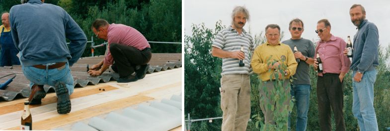 Fehlendes Bild: Dachdecker bei der Arbeit