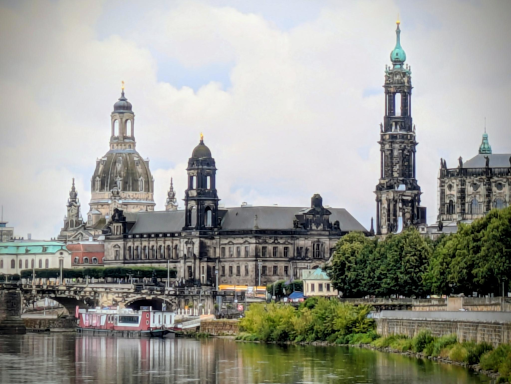 Ansicht der sächsischen Hauptstadt Dresden