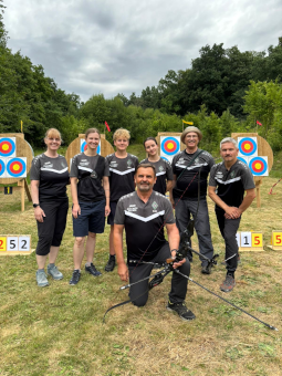 Die Recurve-Mannschaft des BSV Ulm