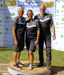 Gruppenbild mit Dame: Karl Gerth-Wassermann, Diana Wiesner und Werner Häußler